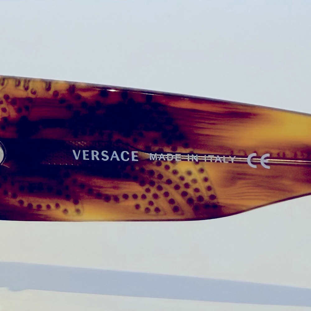 🆕 Authentic Versace Brown Sunglasses with Swaroski Crystals Details - Picture 8 of 11
